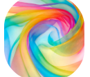 Colourful swirl representing diversity